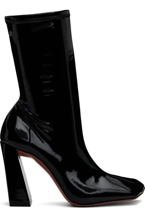 Amina Muaddi Marine Stretch Boots