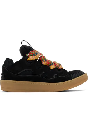 Lanvin Leather Curb Sneakers