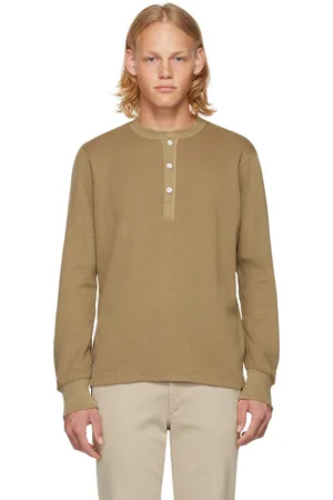 RAG&BONE Beige Collin Henley