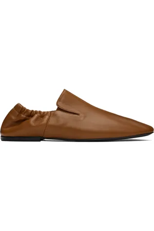 DRIES VAN NOTEN Tan Leather Loafers