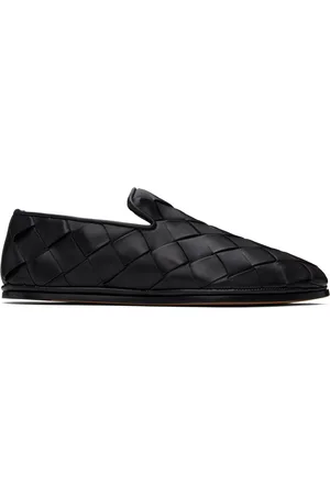 Bottega Veneta Black Sunday Slippers
