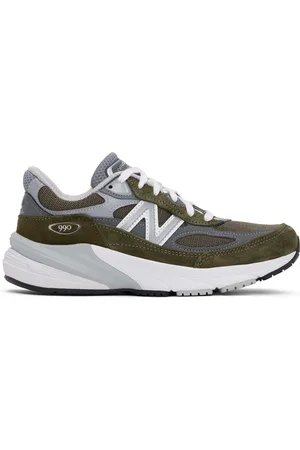 New Balance & Gray Made in USA 990v6 Sneakers