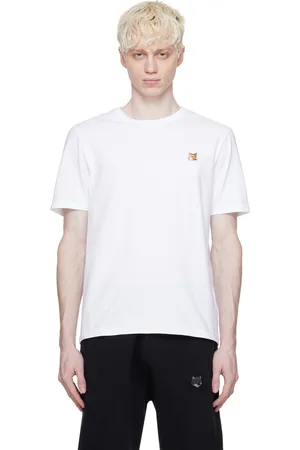 Maison Kitsuné White Fox Head T-Shirt