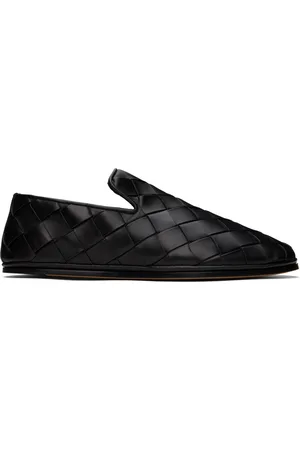 Bottega Veneta Black Sunday Slippers