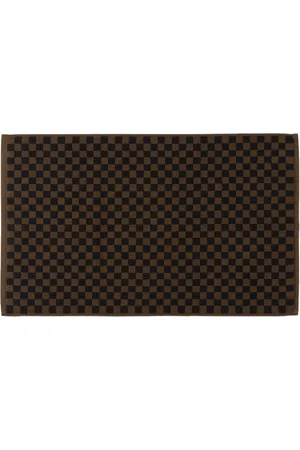 BAINA Brown & Black Beppu Bath Mat