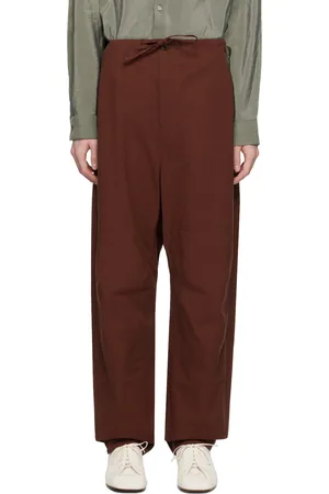 LEMAIRE Brown Maxi Trousers