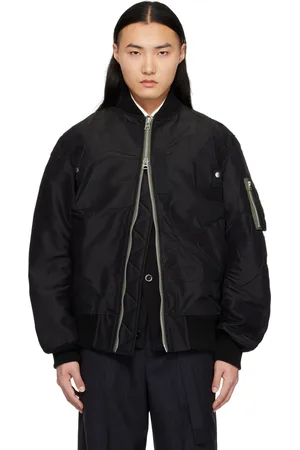SACAI Black Patch Bomber Jacket