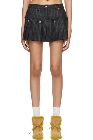 Andersson Bell Stripe Wool Skort