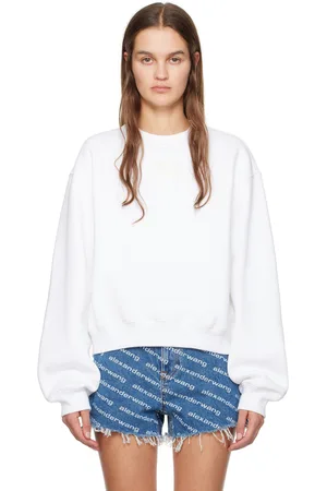Alexander Wang White Crewneck Sweatshirt