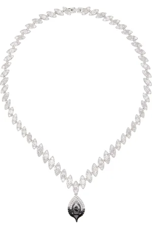 OTTOLINGER Silver & Diamond Dip Necklace