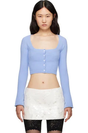 DANIELLE GUIZIO Blue Sweet Cardigan