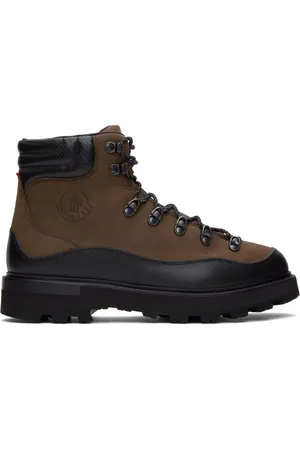 Moncler Brown & Black Peka Trek Hiking Boots