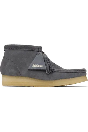 Clarks Gray Wallabee Boots