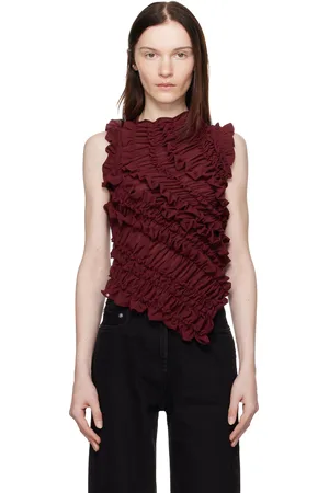 Beaufille SSENSE Exclusive Burgundy Vera Blouse