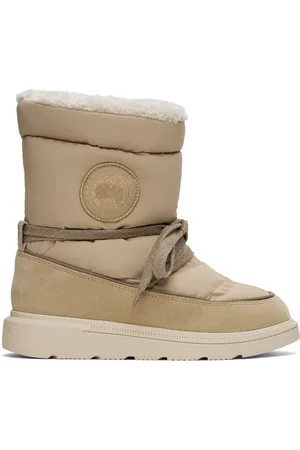 Canada Goose Tan Demma Puffer Boots