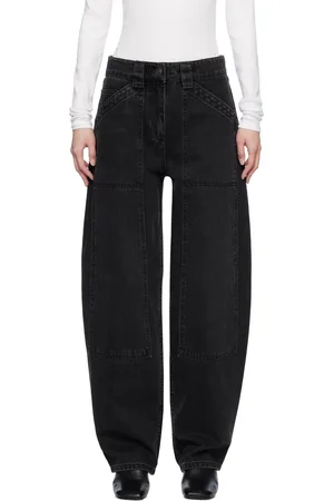 CO Black Denim Patch Pocket Jeans
