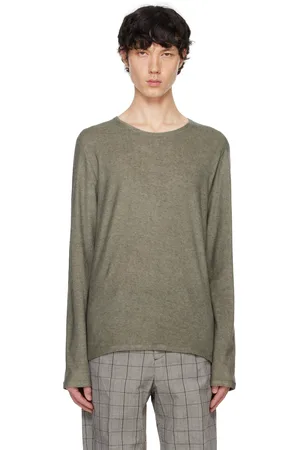 OUR LEGACY Khaki Regular Long Sleeve T-shirt