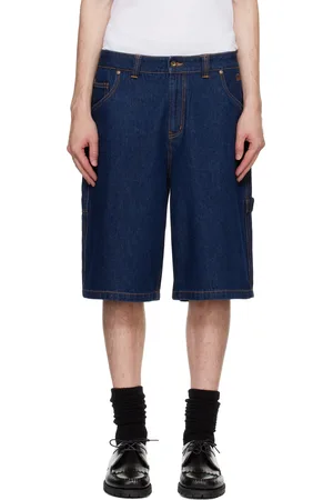 DIME Blue Classic Denim Shorts