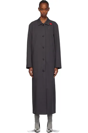 pushBUTTON Gray Carnation Coat