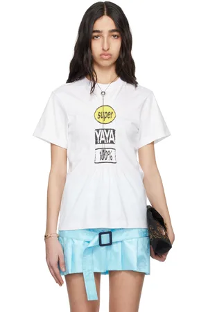 SUPER YAYA Logo Elastic T-shirt
