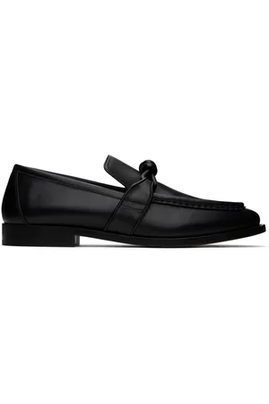 Bottega Veneta Black Astaire Loafers