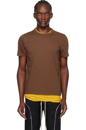 Rick Owens Brown Porterville Short Level T-Shirt
