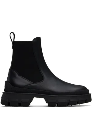 Moncler Black Hevea Chelsea Boots