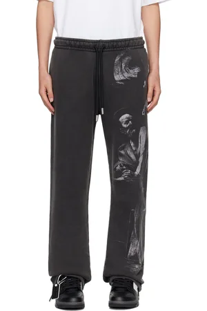 OFF-WHITE Black S.Matthew Sweatpants