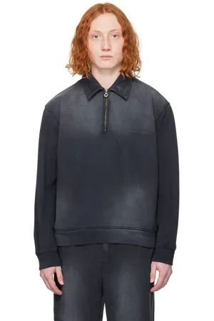 Solid Navy Dyeing Sweatshirt