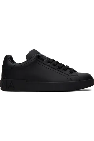 Dolce & Gabbana Black Portofino Sneakers