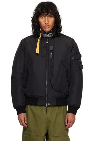 Parajumpers Black Down Bomber Jacket