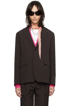 Acne Studios Brown Two-Button Blazer