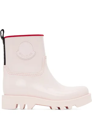 Moncler Pink Ginette Rain Boots