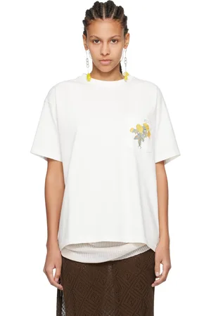BODE Off-White Bouquet T-Shirt