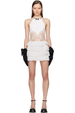 Shushu/Tong White Paneled Minidress
