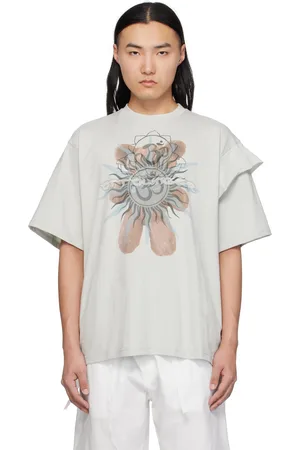 OTTOLINGER Gray Deconstructed Oversized T-shirt