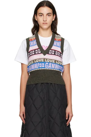 Ganni Multicolor Graphic Vest
