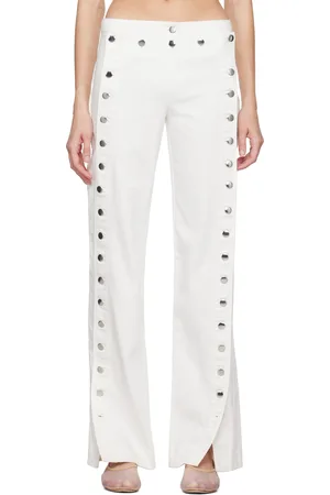 Staud White Carter Jeans