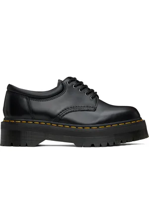Dr. Martens Black 8053 Leather Platform Oxfords