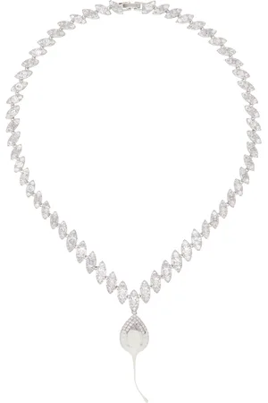 OTTOLINGER Silver & Diamond Dip Necklace