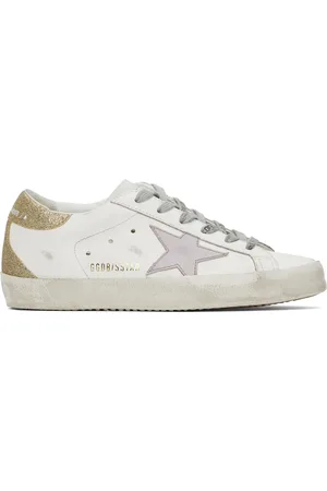 Golden Goose White Super-Star Sneakers