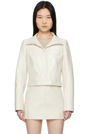 Courrèges Off-White Reedition Vinyl Jacket