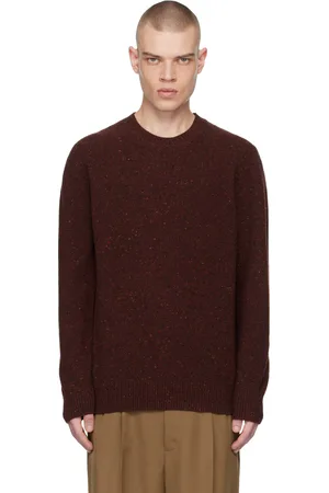 Guest In Residence Burgundy Allday Crew Sweater
