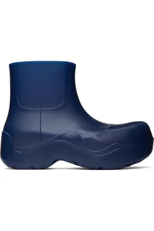 Bottega Veneta Blue Puddle Boots