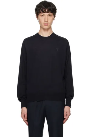 Ami Navy Ami De Cœur Sweater