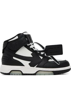 OFF-WHITE Black & White Out Of Office Sneakers
