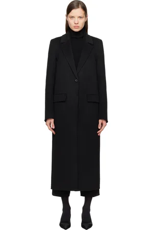 Totême Black Classic Doublé Coat