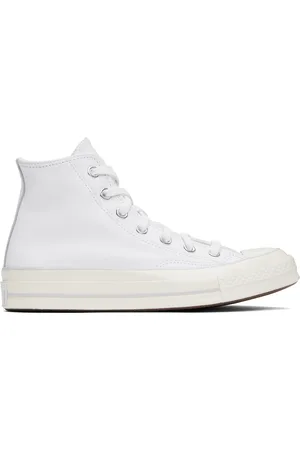 Converse White Chuck 70 Leather High Top Sneakers