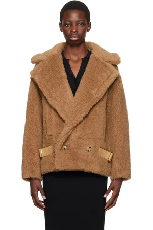 Max Mara Brown Vanadio Camel Wool Jacket