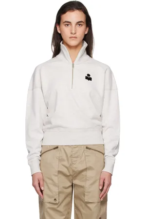 Isabel Marant Gray Ross Logo Sweatshirt